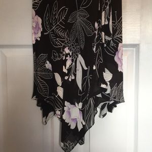 Evan Picone Dressy Handkerchief Style Dress